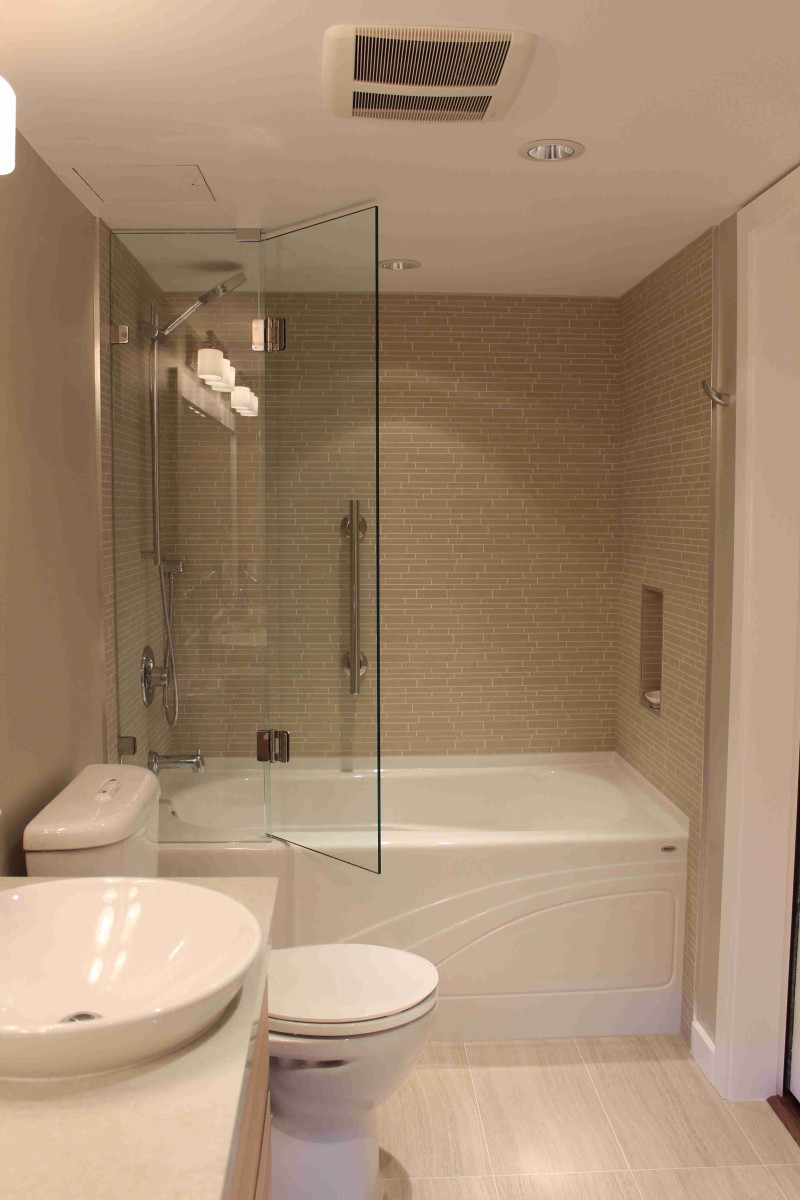 Condo master bathroom remodel simple and elegant SKG RENOVATIONS