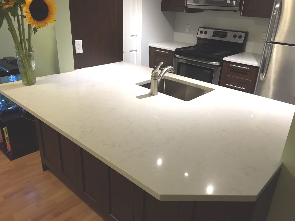 quartz countertops - Verschoor quartz kitchen countertop